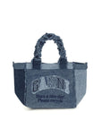 Ganni Patchwork Denim Handbag