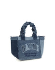 Ganni Patchwork Denim Handbag