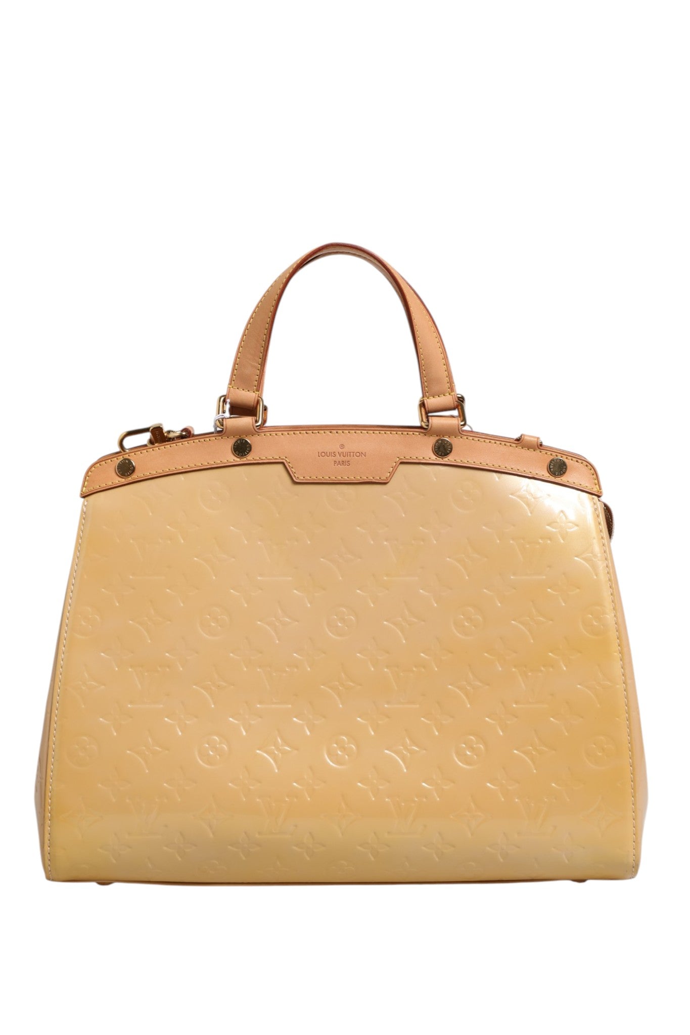 Used Louis Vuitton Brea MM Monogram Vernis
- beige