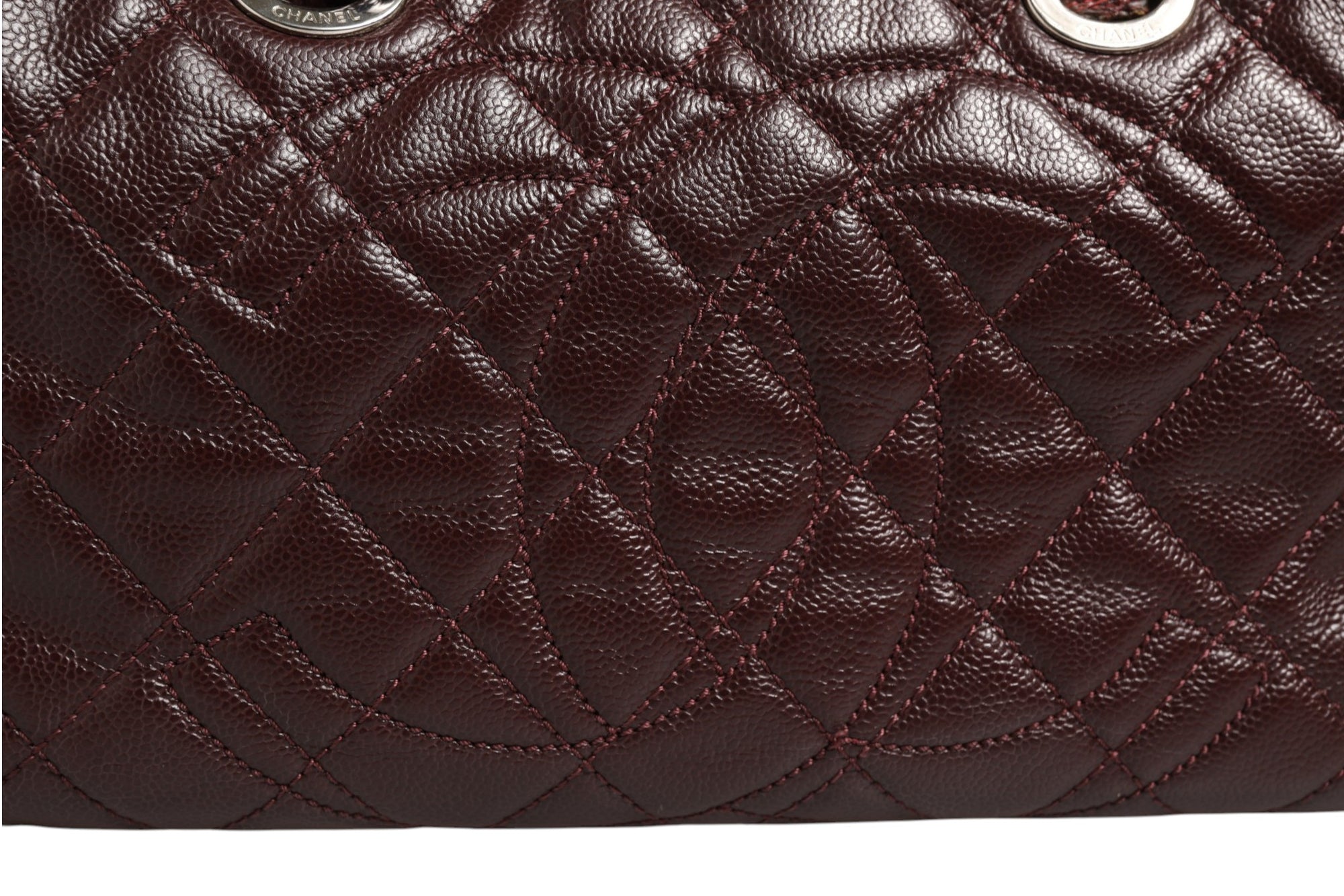 Chanel Quilted Leather Bowling Bag