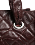 Chanel Quilted Leather Bowling Bag