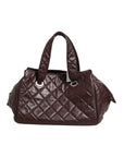 Chanel Quilted Leather Bowling Bag