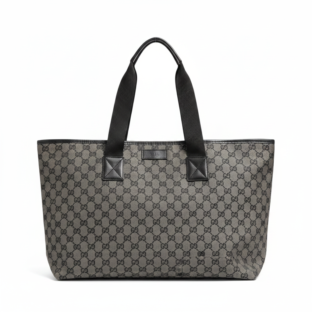 Gucci GG Canvas Tote Bag - Brown