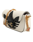 Gucci x Adidas Horsebit 1955 Shoulder Bag Black/White