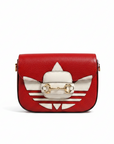 Gucci x Adidas Horsebit 1955 Shoulder Bag - Red