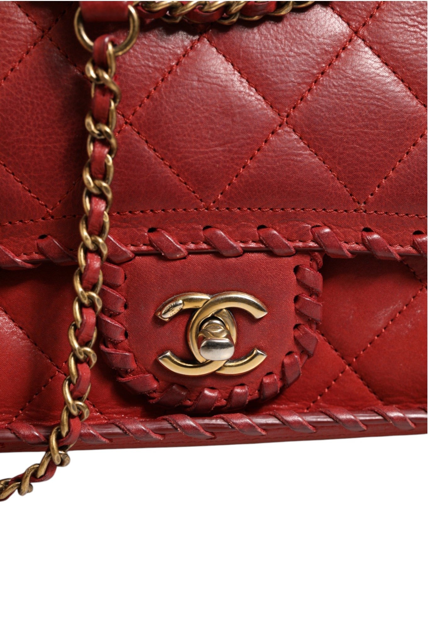Chanel Quilted Leather Mini Flap Handbag