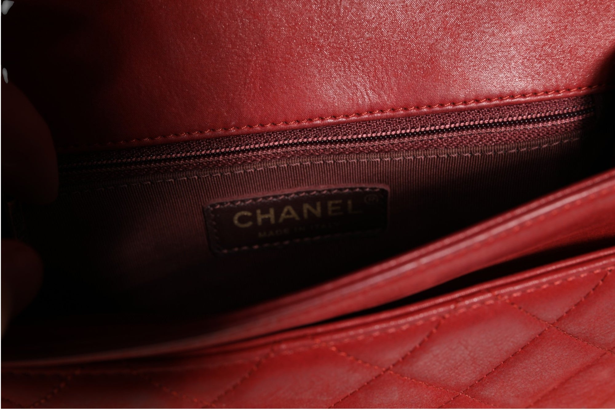 Chanel Quilted Leather Mini Flap Handbag