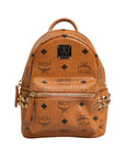 MCM Mini B4540 Visetos Backpack - Terracotta 