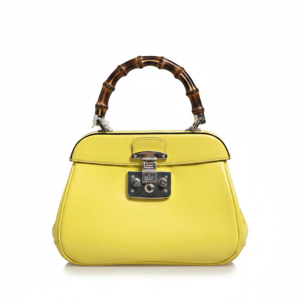 Gucci Lady Lock Top Handle Bag - Limoncello Yellow
