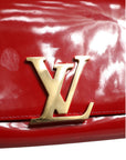 Louis Vuitton Louise PM Red Patent Leather Wallet On Chain - Red