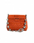 Miu Miu Crystal Embellished Strap Matelassé Handbag
