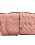 Chanel Studded Chevron Flap Crossbody Bag