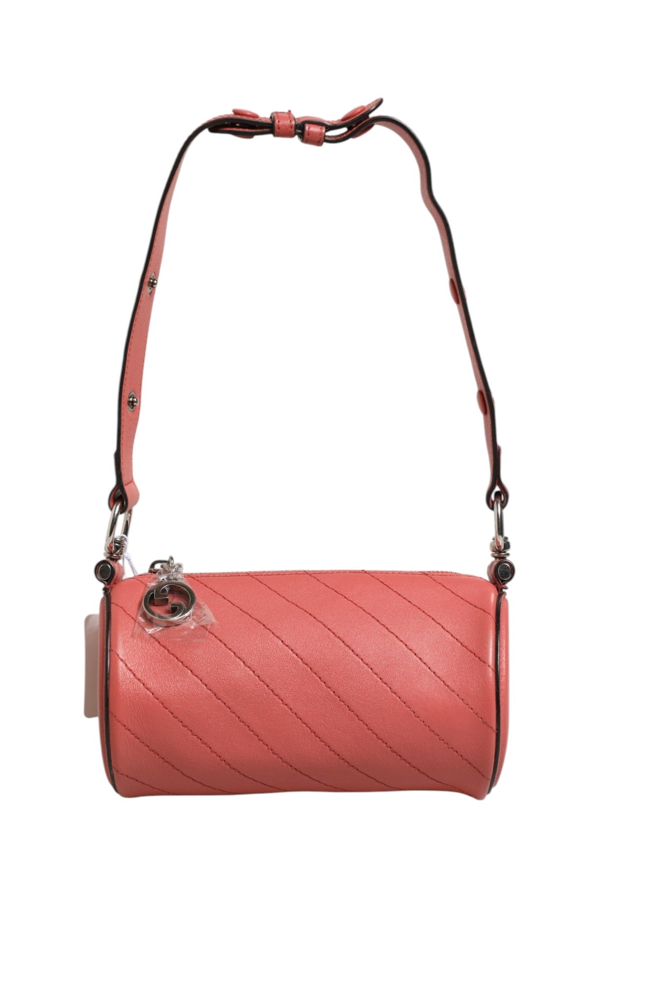 Gucci Blondie Mini Leather Shoulder Bag - Pink