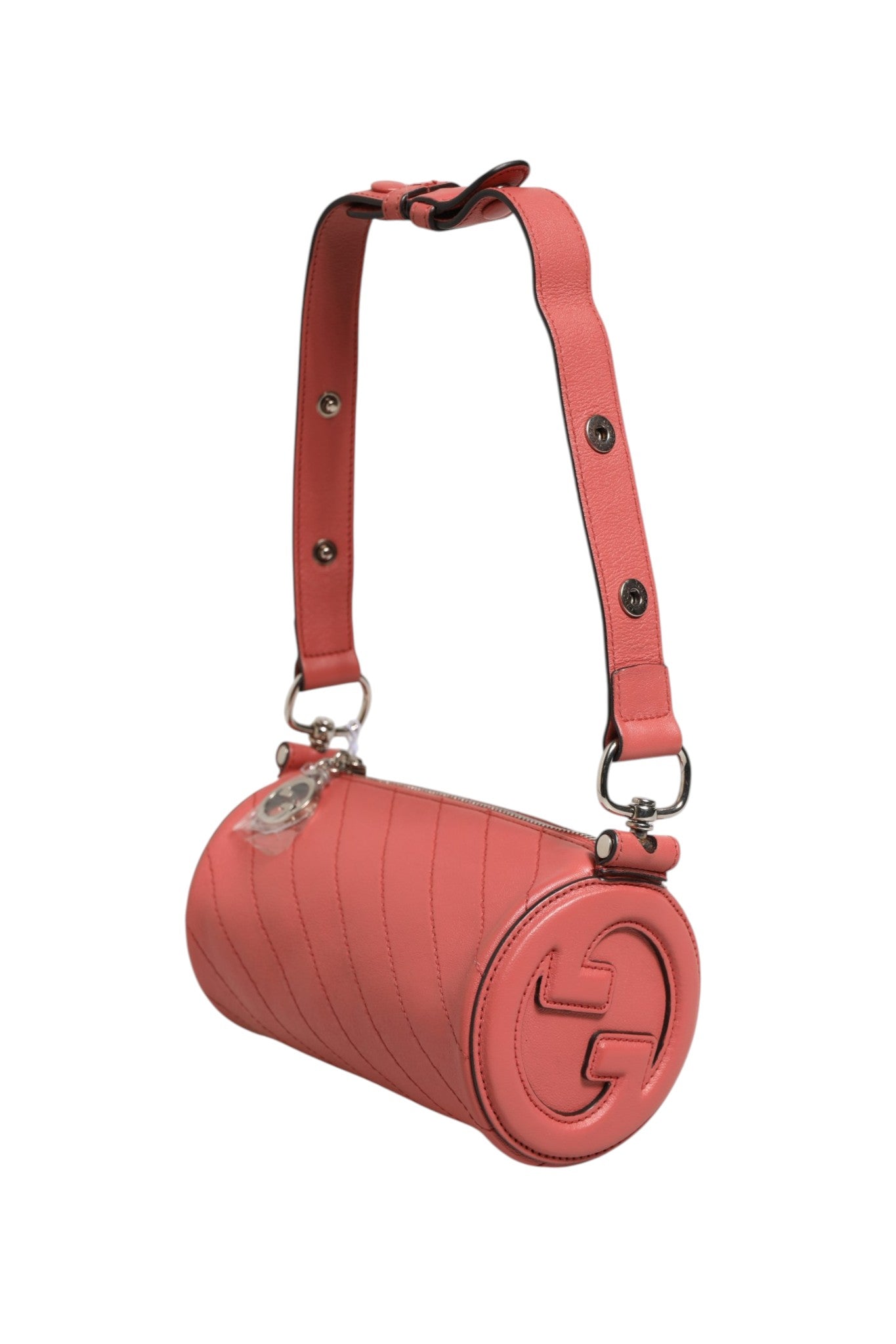 Gucci Blondie Mini Leather Shoulder Bag - Pink