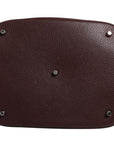 Hermès Picotin Taurillon Clemence Burgundy/Chocolate Handbag