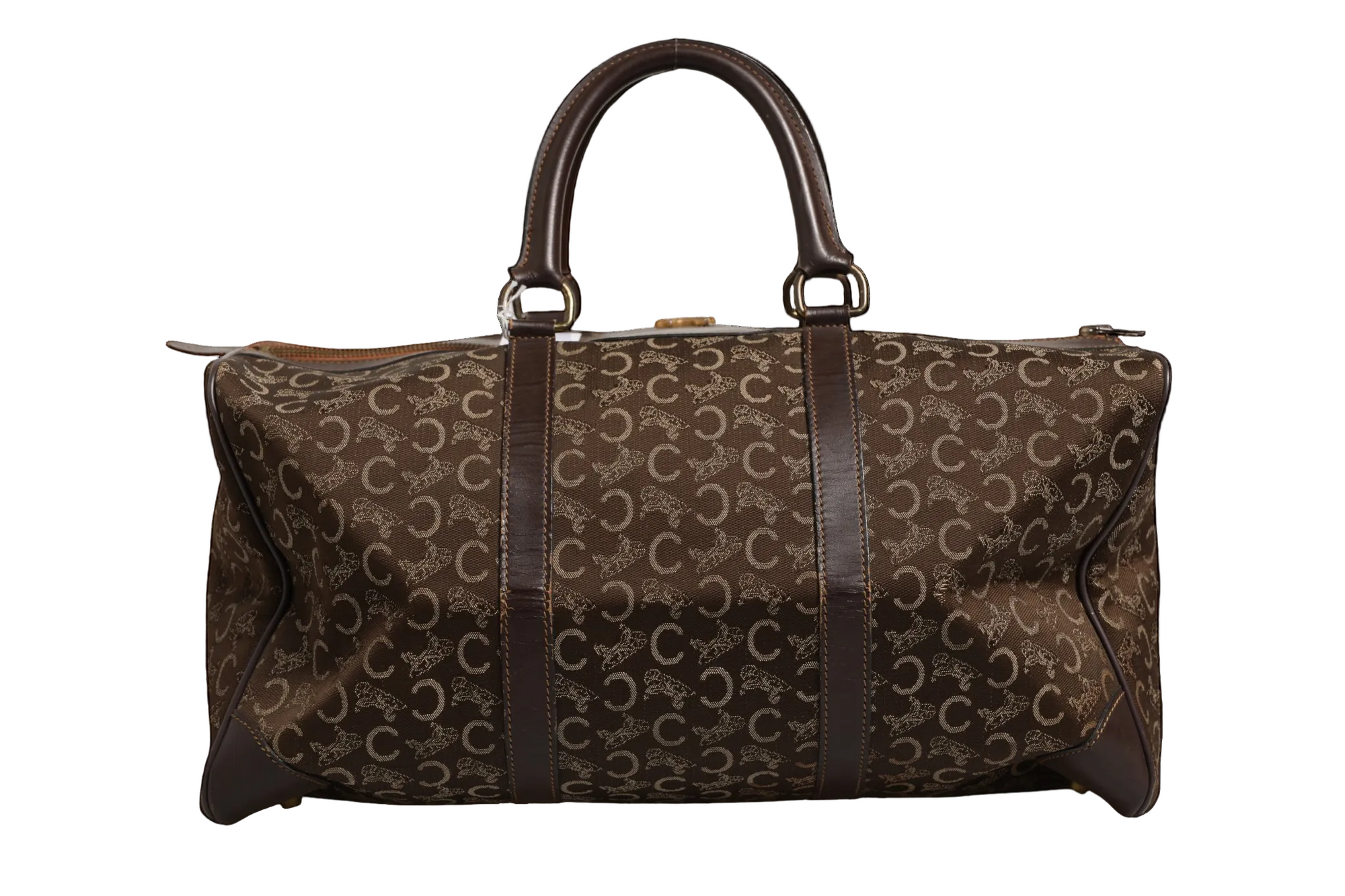 Celine Monogram Duffle Bag - Dark Brown