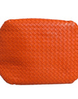 Bottega Veneta Intrecciato Nappa Leather Cube Bag - Orange
