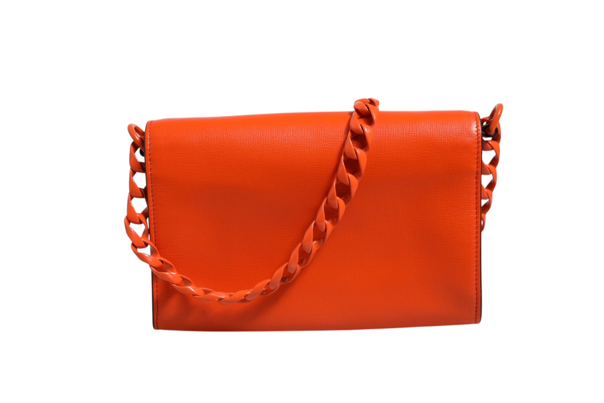 Gucci Horsebit 1955 Enamel Mini Shoulder Bag - Orange