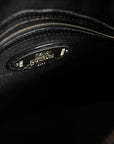 Fendi Selleria Leather Messenger Crossbody Bag - Black