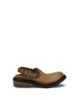 Miu Miu Foule Leather Mules
