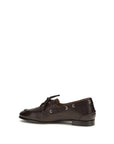 Bally Plume Leather Boat Shoes - Dark Chocolate