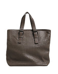 Bottega Veneta Intrecciato Leather Tote Bag - Brown