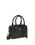 Prada Leather Bowling Bag - Black