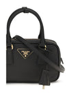 Prada Saffiano Leather Bowling Bag - Black
