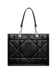 Dior Large Black Leather Tote Bag