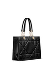Dior Medium Black Leather Tote Bag