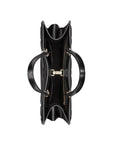 Dior Medium Black Leather Tote Bag