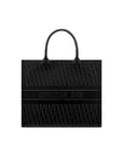 Dior Large Leather Book Tote Oblique Embossed - Black