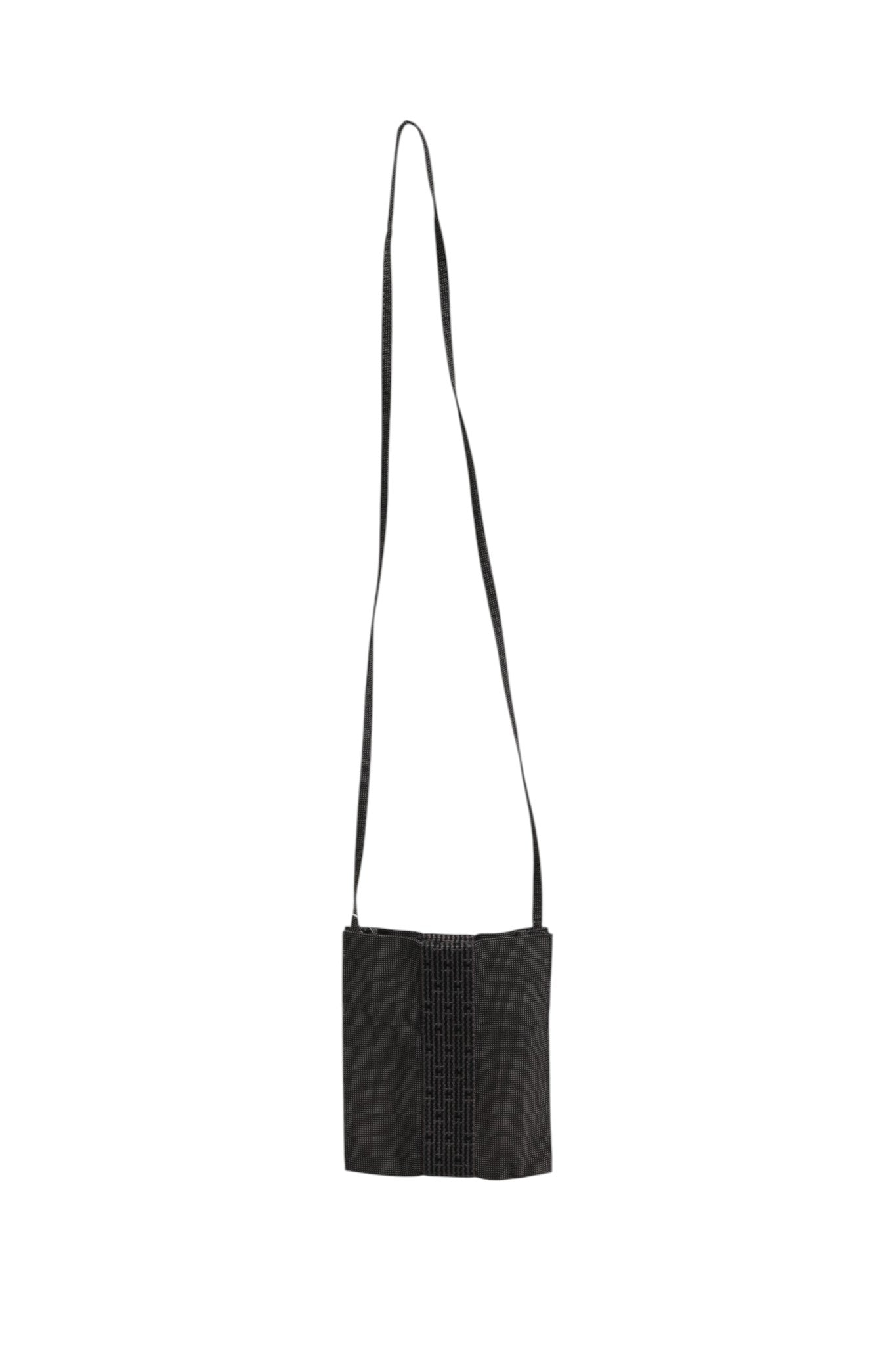 Hermès Fabric Crossbody Bag - Dark Gray/Grey