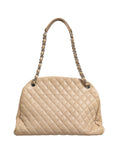 Chanel Just Mademoiselle Bowler Bag - Beige/Light Brown