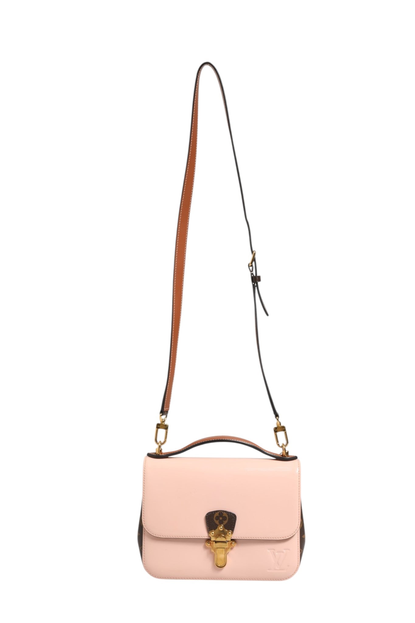 Louis Vuitton Vernis Leather Cherrywood BB Shoulder Bag - Pink