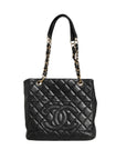 Chanel Caviar Petite Shopping Tote (PST) Black