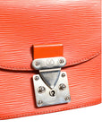 Used Louis Vuitton Epi Leather Eden PM Bag - Blood Orange