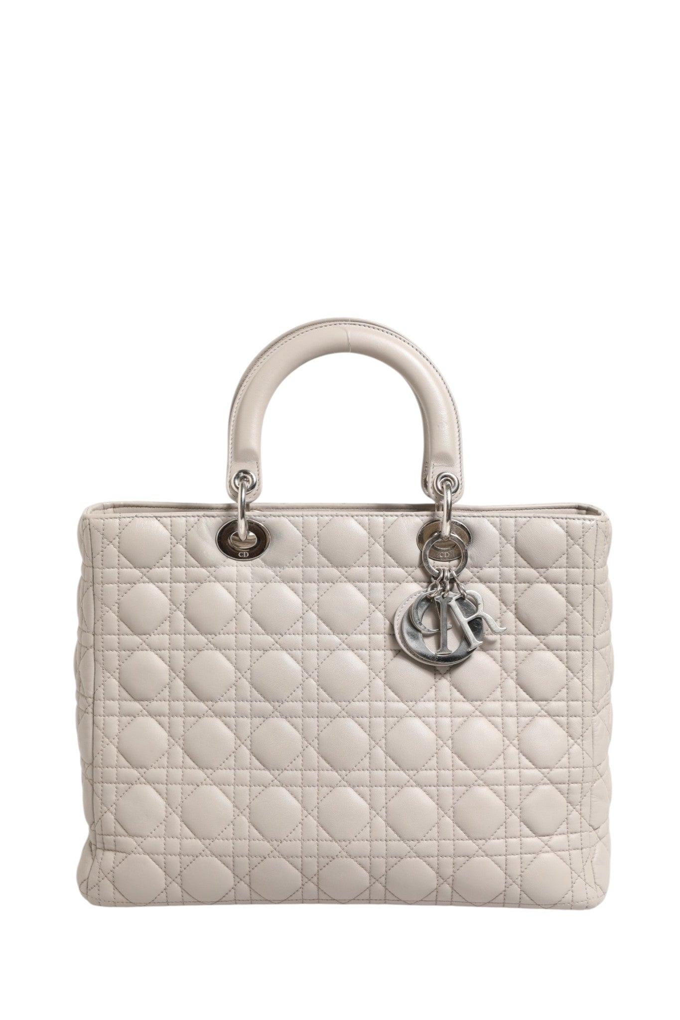 Christian Dior Lady Dior Large Cannage Leather Handbag