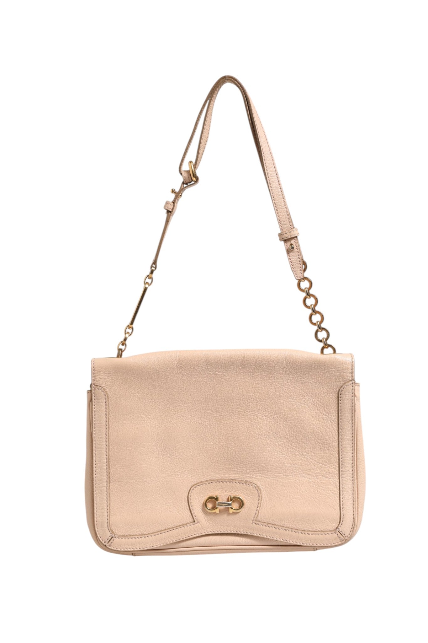 Salvatore Ferragamo Gancini Shoulder Bag - Powder Pink