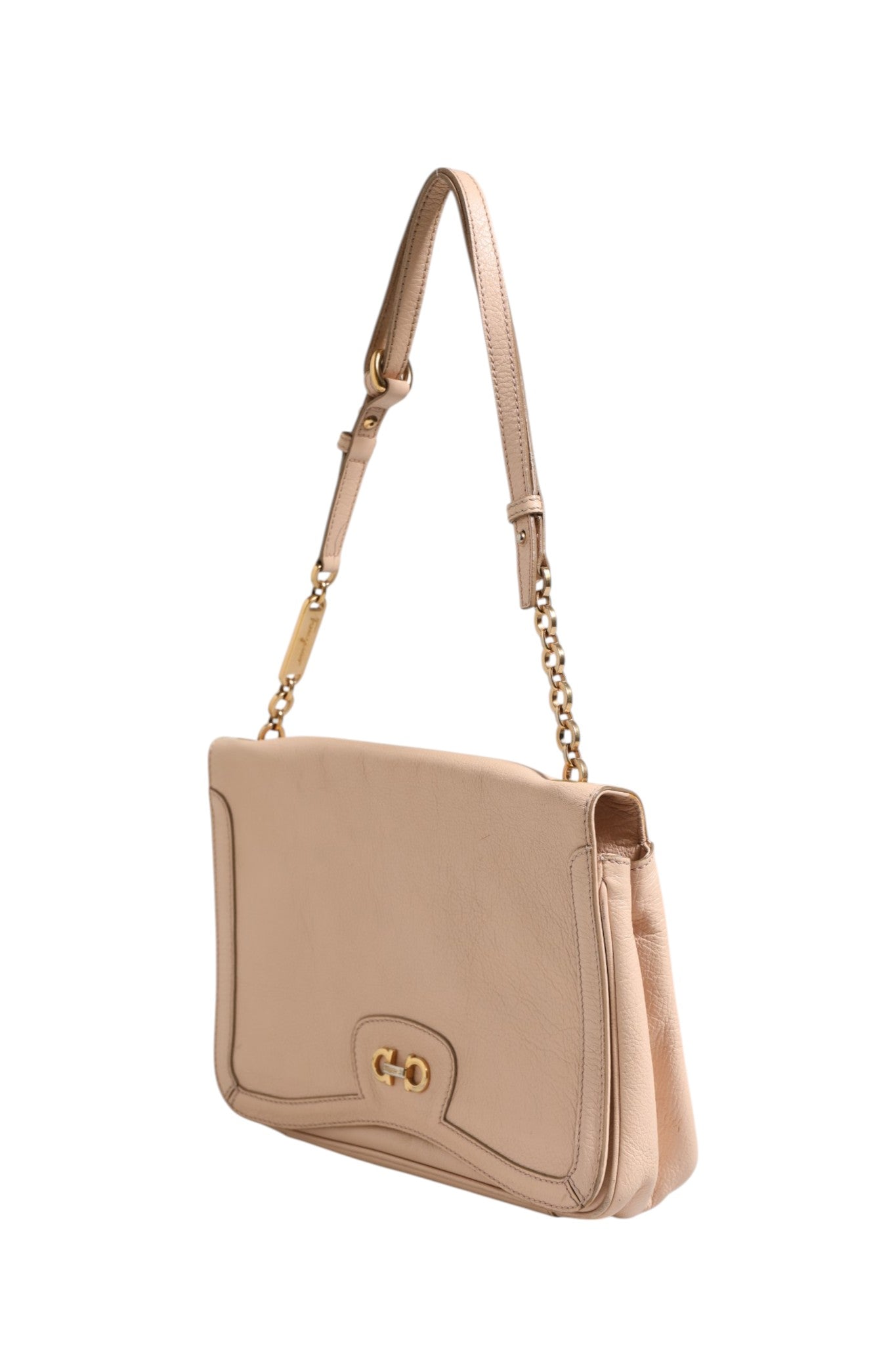 Salvatore Ferragamo Gancini Shoulder Bag - Powder Pink