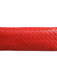 Bottega Veneta Olimpia Intrecciato Leather Small Shoulder Bag- Red