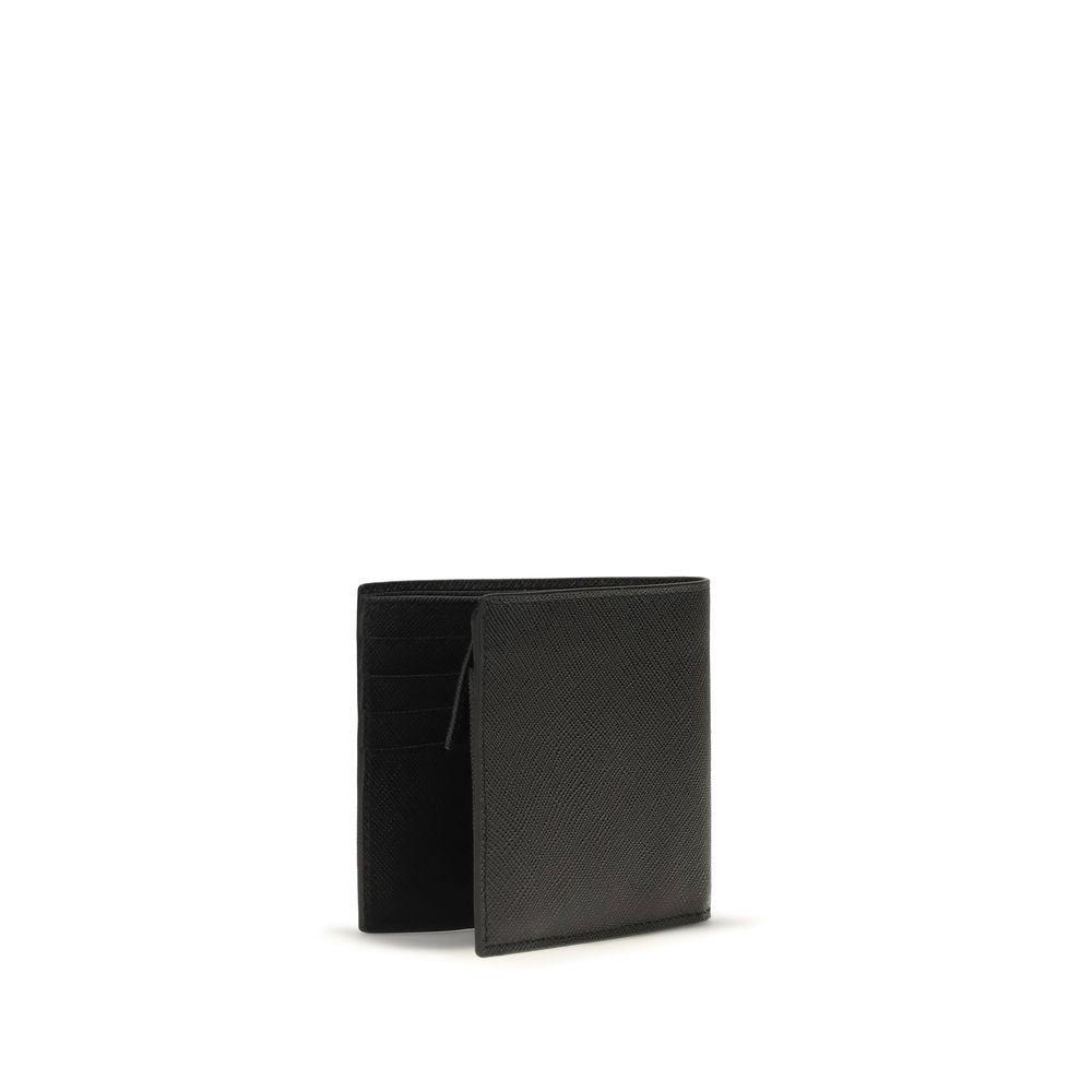 Prada Saffiano Leather Wallet - Black