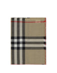 Burberry Wide Giant Check Gauze Scarf