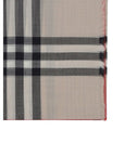 Burberry Wide Giant Check Woven Scarf