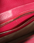 Gucci Swing 2Way Leather Tote Bag - Fuchsia/Magnolia Pink