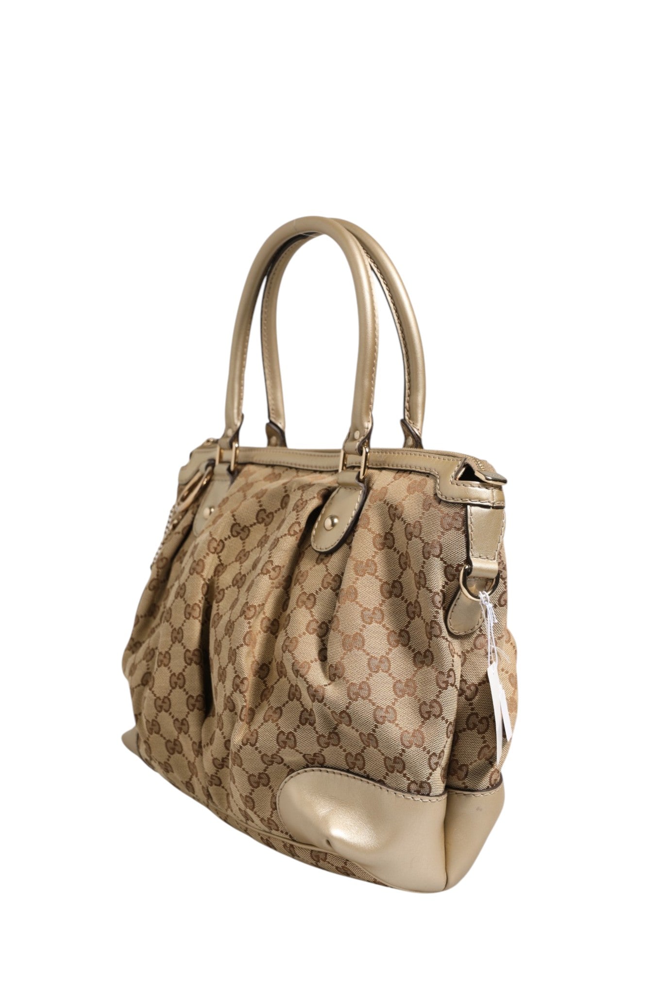 Gucci Canvas Sukey Satchel Handbag