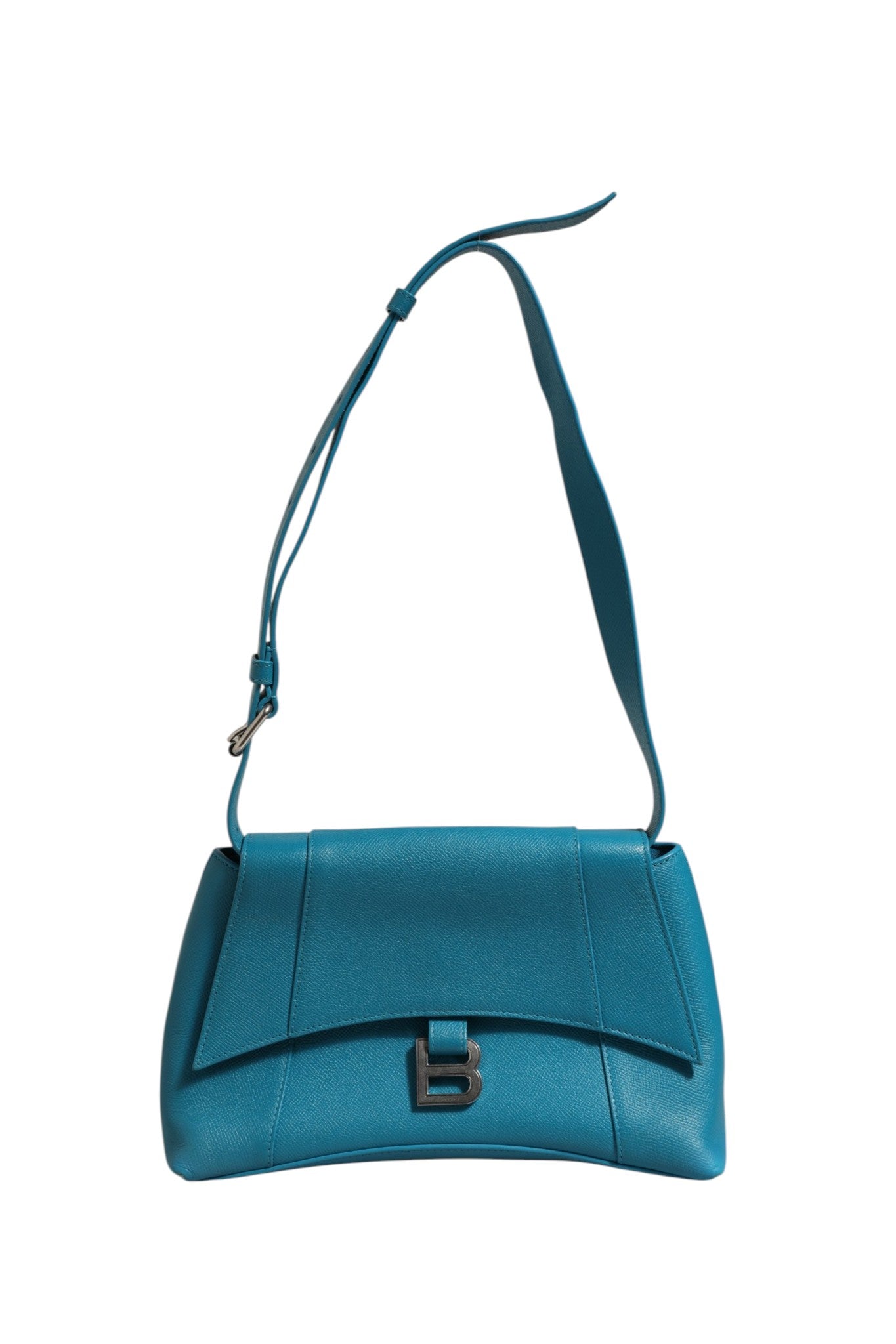 Balenciaga Downtown Shoulder Bag - Blue