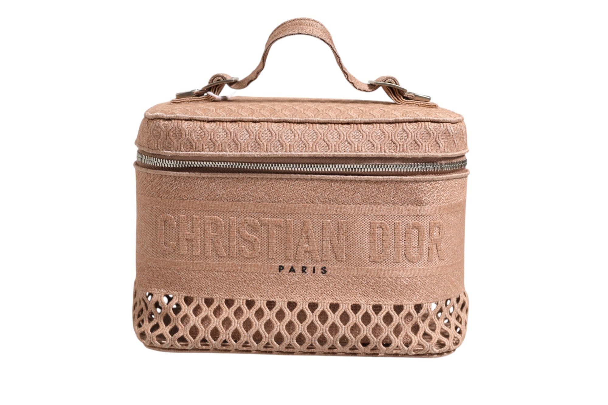 Christian Dior Mesh Dior Travel Vanity Case - Powder Pink
