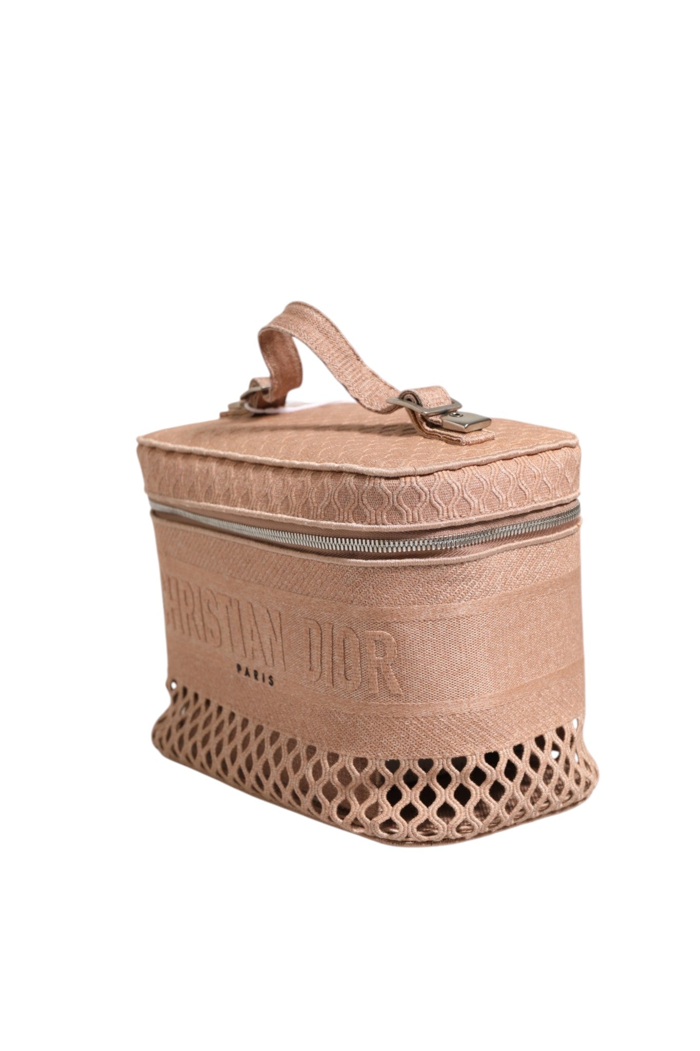 Christian Dior Mesh Dior Travel Vanity Case - Powder Pink
