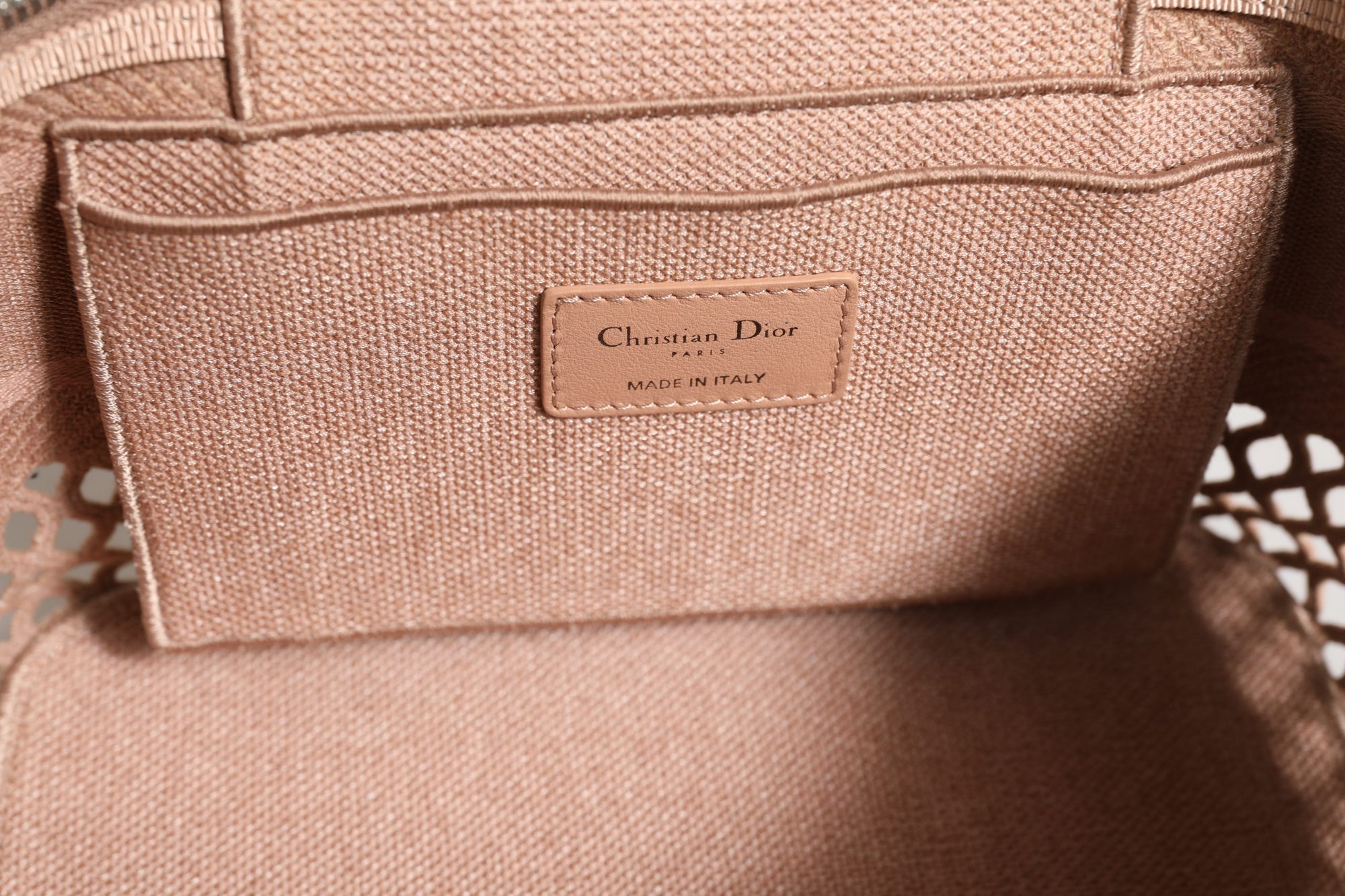Christian Dior Mesh Dior Travel Vanity Case - Powder Pink